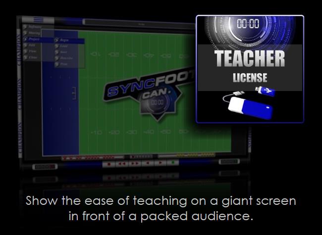 SYNCFOOT CAN ver. 2301 Teacher license
